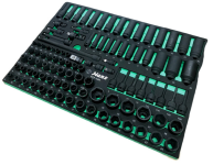 Набор торцевых головок и аксессуаров, Hans TTF-104, 1/2", 1/4", 3/8", 104 предмета