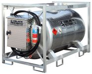 Мини АЗС для топлива Emiliana Serbatoi Traspo 910 INOX, 910л, 12В, 50л/мин, шланг 5м, авт.пистолет
