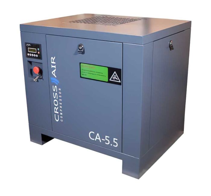 Винтовой компрессор CrossAir CA5.5-8RA, ременной привод, 8 бар, IP55, 700 л/мин