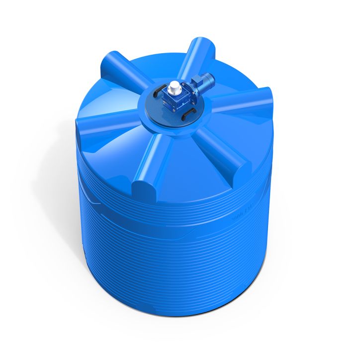 Емкость цилиндрическая Polimer-Group V 3000, 3000 литров, с лопастной мешалкой