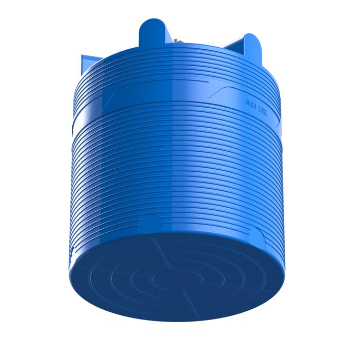 Емкость цилиндрическая Polimer-Group V 3000, 3000 литров, с лопастной мешалкой