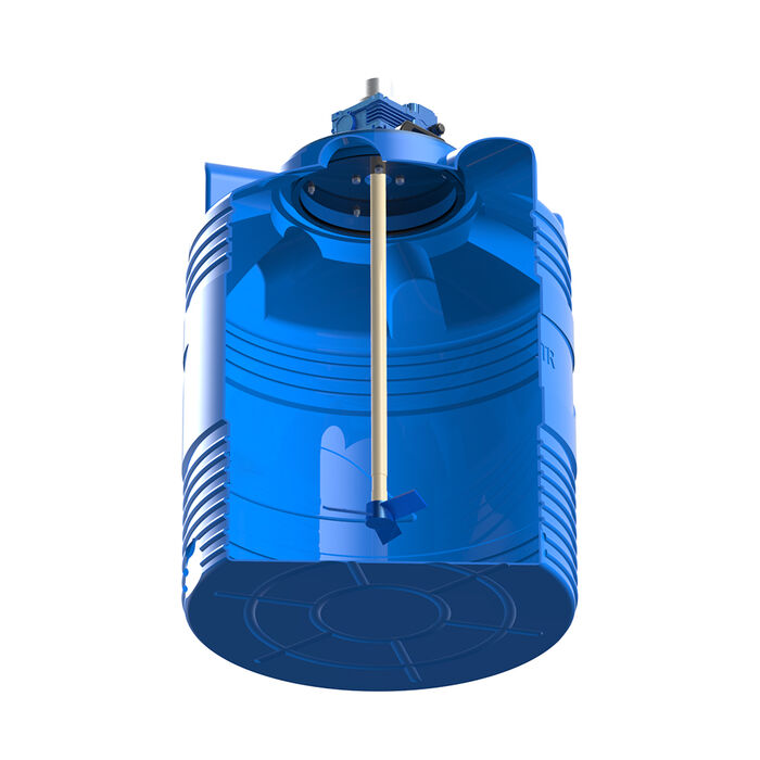 Емкость цилиндрическая Polimer-Group V 300, 300 литров, с лопастной мешалкой