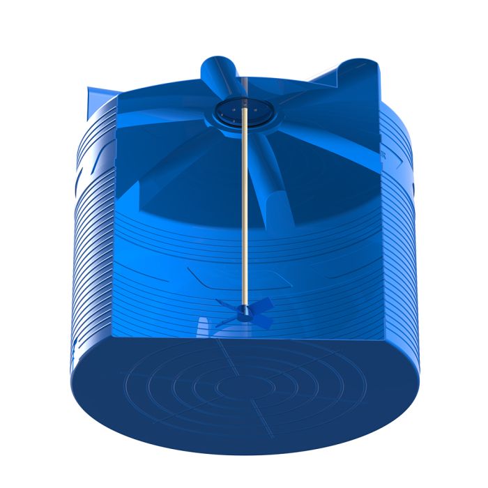 Емкость цилиндрическая Polimer-Group V 8000, 8000 литров, с лопастной мешалкой