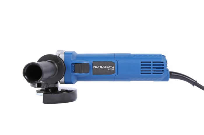 Угловая шлифмашинка NORDBERG NE214, с регулировкой оборотов, 125мм, 1400Вт