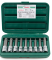 Набор торцевых головок Ribe, Spline, Hans 46028-49, 1/2", 5-16мм, 9 предметов