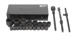 Набор инструментов в кейсе Forsage F-6231MPB, 23 предмета, с трещоткой, 3/4"