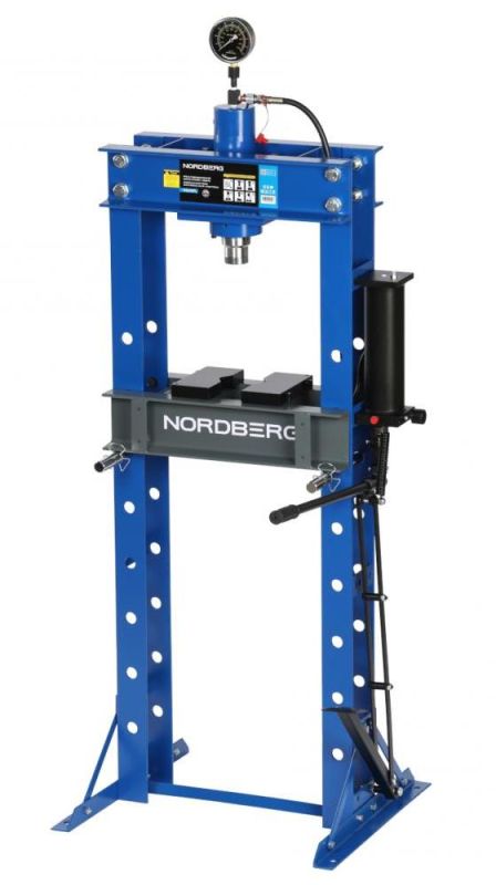 Пресс гидравлический ручной 30 тонн Nordberg N3630FL, ручной/ножной, гаражный