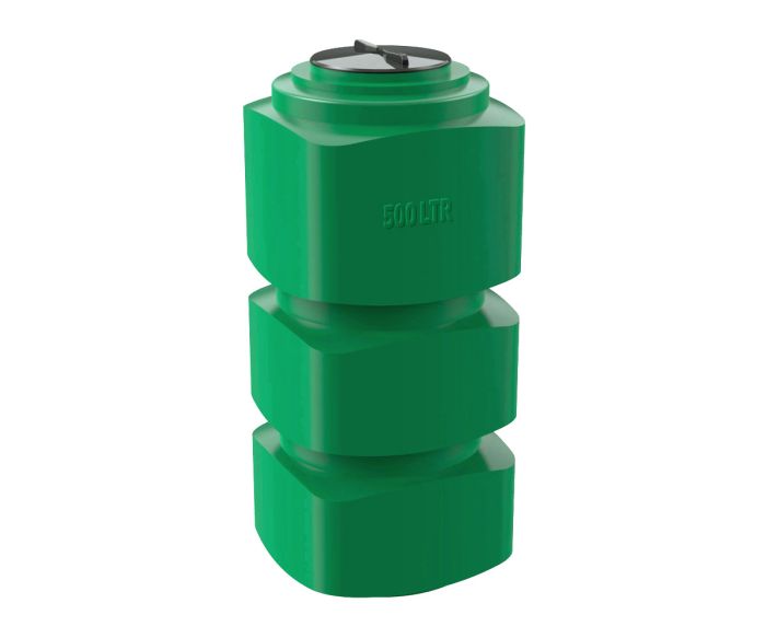 Емкость прямоугольная Polimer-Group F 500, 500 литров, зеленая