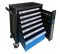 Тележка инструментальная Forsage F-55300(51381), закрытая, 7 ящиков, с набором инструментов 274пр.