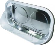 Лоток прямоугольный магнитный с пластиковой накладкой СТАНКОИМПОРТ KA-5224-Т, 240х143мм