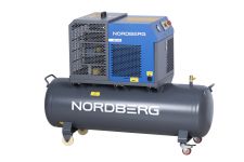 Винтовой компрессор Nordberg NCF7,5R, прямой привод, 10 бар, IP54, 660л/мин, 5,5кВт, 230л