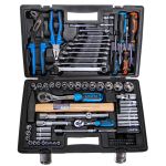 Набор инструментов в кейсе Licota ALK-8016F, 81 предмет, с трещоткой, 1/2", 1/4"