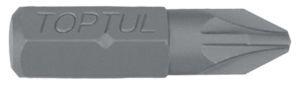 Бита 1/4" крестовая PZ3 L=25 мм TOPTUL