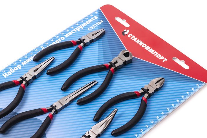 Набор мини губцевого инструмента Станкоимпорт CS21104, 6пр.