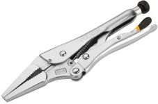 Зажим струбцины с фиксатором TOLSEN TT10053, тонконосый, 230мм