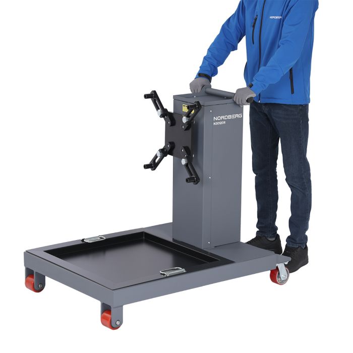Стенд для ремонта двигателя 3 в 1 Nordberg N30120R, 1,2т, с универсальным кронштейном