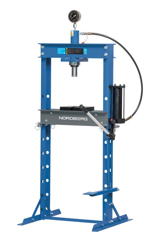 Пресс гидравлический ручной/ножной 20 тонн Nordberg N3620FL, напольный, гаражный