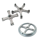 Набор с центрирующими 4-х и 5-ти лучевыми фланцами для балансировки колес грузовых автомобилей