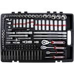 Набор инструментов в ложементе Сорокин Break 1.104, 104 предмета, с трещоткой, 1/2", 1/4", 3/8"