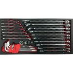 Ключи в ложементе Сорокин Standart 1.130, 30 предметов, 1/2", 1/4", 3/8"