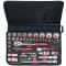 Набор инструментов в кейсе Сорокин Multibox 1.141, 41 предмет, с трещоткой, 1/2", 1/4"