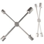 Ключ баллонный складной Сорокин 17, 19, 21, 23 мм