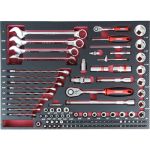 Набор инструментов в ложементе Сорокин Great 1.203, 102 предмета, с трещоткой, 1/2", 1/4"