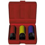 Набор головок Сорокин 1/2", ударные тонкостенные, 17-21мм