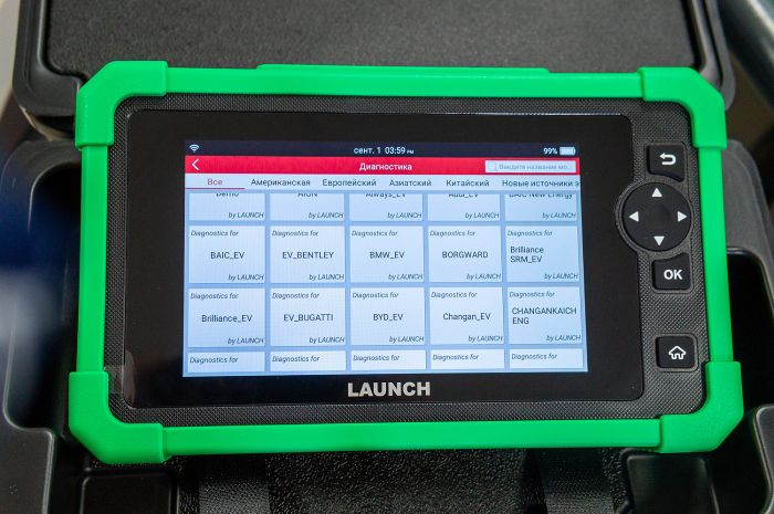 Диагностический автосканер Launch CRP-919 EV, для электромобилей, CAN FD, DoIP