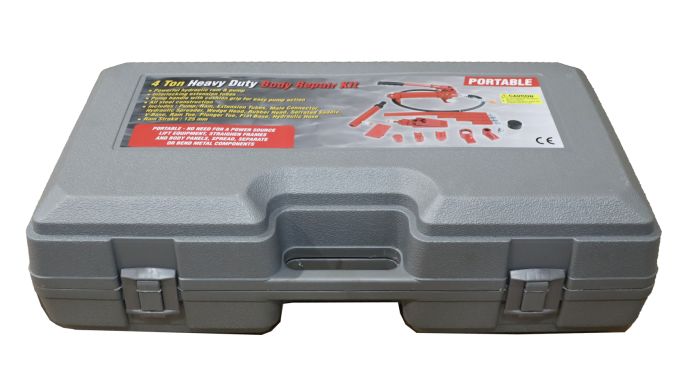 Растяжка гидравлическая 4 тонны KraftWell KRWPH4, рихтовочный набор