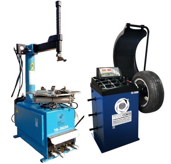 Комплект шиномонтажного оборудования Техносоюз TS-3023A + TS-550