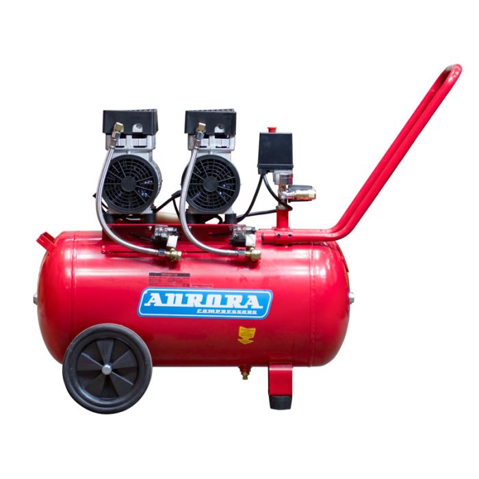 Поршневой компрессор Aurora PASSAT-50, коаксиальный привод, безмасляный, 280 л/мин, 220В