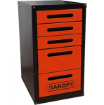 Тумба инструментальная для верстака Garopt GTY5.RED красная, 5 ящиков Тумба инструментальная для верстака Garopt GTY5.RED красная, 5 ящиков