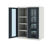 Шкаф инструментальный Ferrum TITAN 43.1201, двери со стеклом, 3 полки, 1400мм