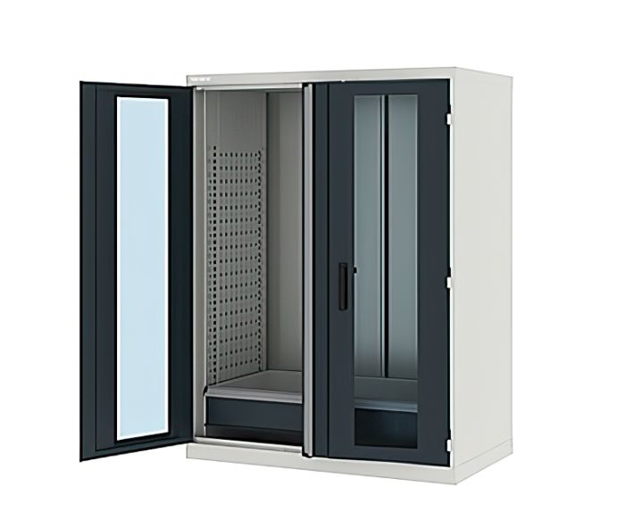 Шкаф инструментальный Ferrum TITAN 43.1204, двери со стеклом, 1 ящик