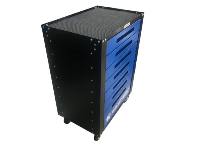 Тележка инструментальная Great Wolf GWT-B7L, закрытая, 7 ящиков