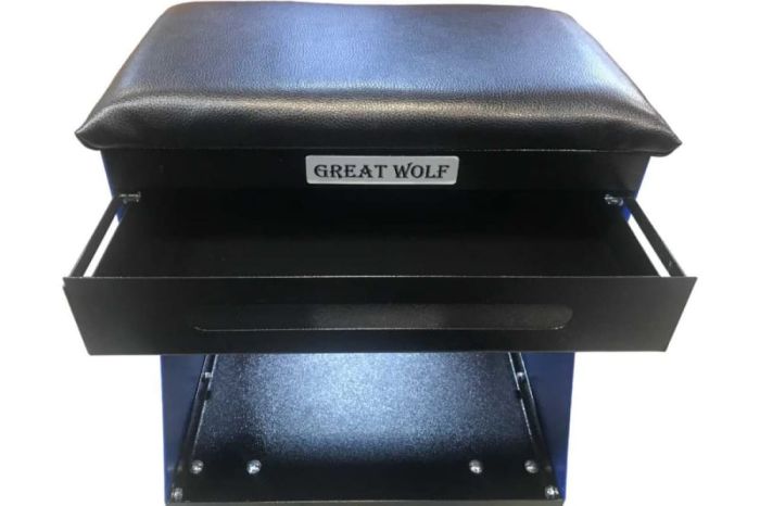 Подкатной ремонтный стул Great Wolf GWT-B1, синий