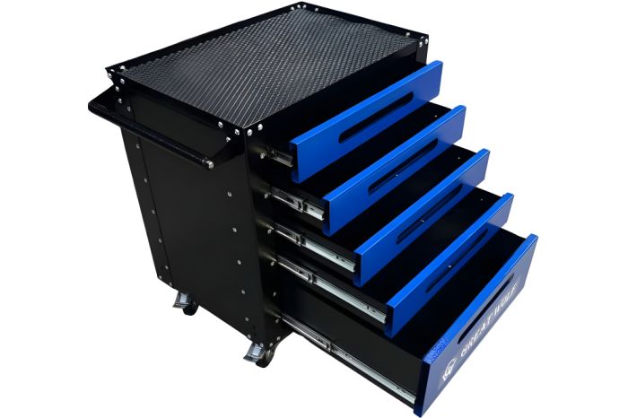 Тележка инструментальная Great Wolf GWT-B5, закрытая, 5 ящиков