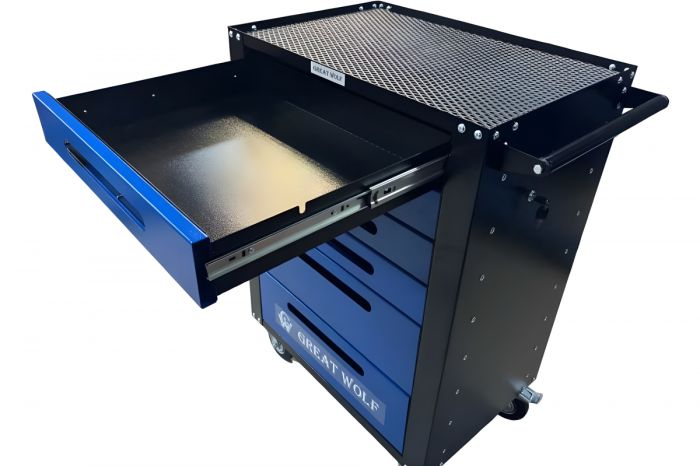 Тележка инструментальная Great Wolf GWT-B6L, закрытая, 6 ящиков