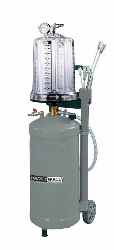 Установка для сбора масла/антифриза Kraftwell KRW1836, 30 литров