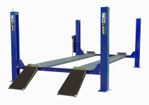 Подъемник четырехстоечный 6,5 тонн KraftWell KRW6.5_blue, электрогидравлический, для слесарных работ, 380В