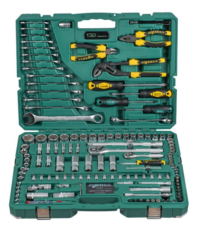 Набор инструментов Арсенал 8144620, 132пр.