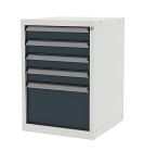 Тумба инструментальная для верстака Ferrum TITAN 45.13501, 5 ящиков, 565х800мм Тумба инструментальная для верстака Ferrum TITAN 45.13501, 5 ящиков, 565х800мм