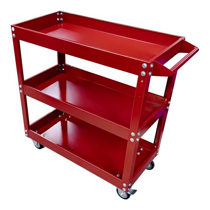 Тележка инструментальная Great Wolf GWT-K3R, открытая, 3 полки