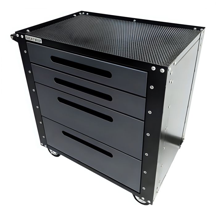 Тележка инструментальная Great Wolf GWT-G4, закрытая, 4 ящика