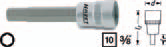 HAZET Головка с насадкой шестигранник 11 мм HAZET 8801-11