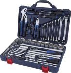 Набор инструментов в кейсе Станкоимпорт CS-TK89PMQ, 89 предметов, с трещоткой, 1/2", 1/4"