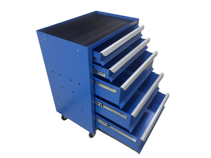 Тележка инструментальная Great Wolf GWT-K5B, закрытая, 5 ящиков