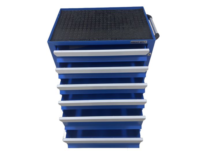 Тележка инструментальная Great Wolf GWT-K6B, закрытая, 6 ящиков