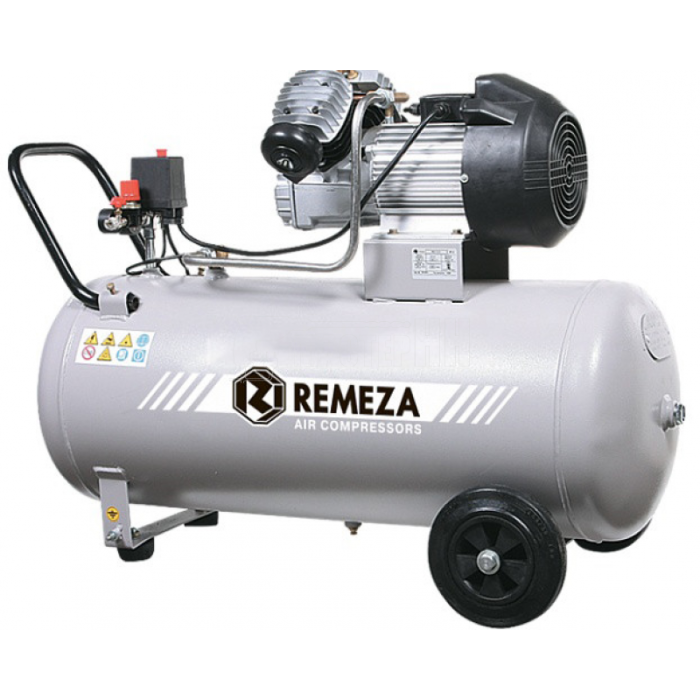 Поршневой компрессор Remeza СБ4/С-100.J2047B, коаксиальный привод, масляный, 400 л/мин, 220В